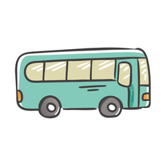 bus icon, bus vector illustration-simple illustration of bus, perfect for bus logos and icons