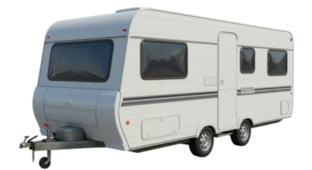 Isolated Caravan