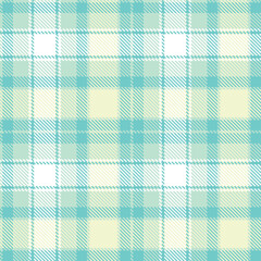 Elegant Vibrant pale aqua & Vintage seafoam blue Seamless Tartan Textile Design