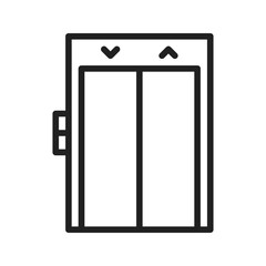 Elevator icon vector image. Suitable for mobile apps, web apps and print media.