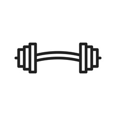 Gym icon vector image. Suitable for mobile apps, web apps and print media.