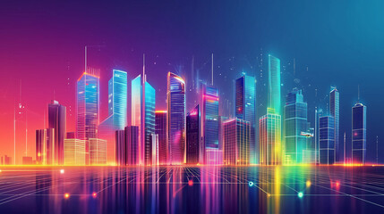 Fototapeta premium abstract technology background