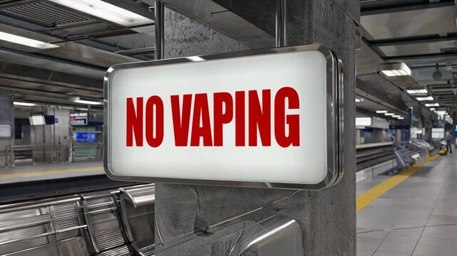 No vaping sign.