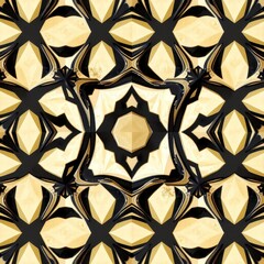 Beige and Black Geometric Pattern Abstract Background