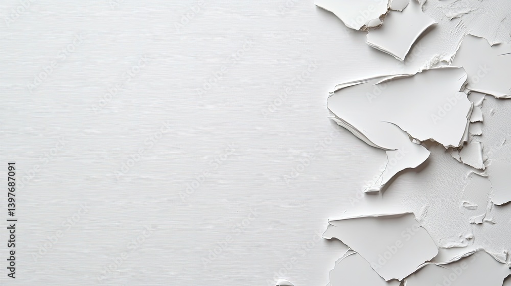 Aufkleber peeling paint texture studio close-up image minimalist macro view artistic conceptualization