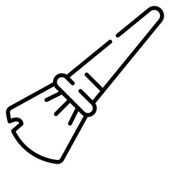 Brush Beauty Line Icon