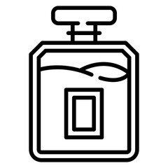 Parfume Line Icon