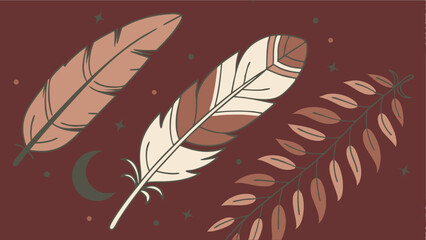 a seamless repeating boho style textile pattern
