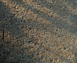 Close-up of sand texture. Natural background for various design purposes.

