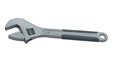 Isolated Adjustable Wrench