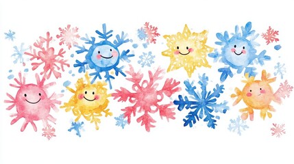 Obraz premium set of christmas elements