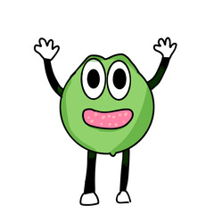 illustration, food, fruit, cartoon, vector, set, icon, isolated, fresh, strawberry, cute, healthy, cherry, funny, pear, background, character, apple, lemon, orange, design, organic, banana, collection