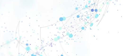 Modern abstract background with connected dots and lines. Ideal for technology, network, and connection concepts.