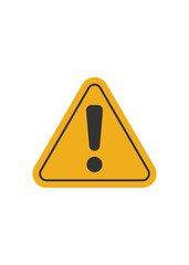 Caution icon or Warning symbol. stock illustration