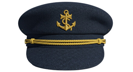 Isolated Captain's Hat