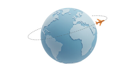 Isolated Flying Around the World