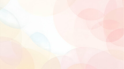 Blurred Circle Pattern with Soft Pastel Colors for Gentle Backgrounds
