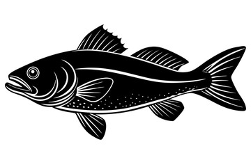 Clean and scalable fish vector illustration perfect for aquatic-themed designs, seafood branding, marine education materials, and creative digital projects. Easily editable and ideal for use in logos,