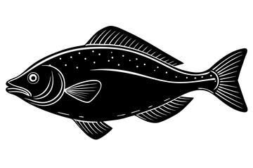 Clean and scalable fish vector illustration perfect for aquatic-themed designs, seafood branding, marine education materials, and creative digital projects. Easily editable and ideal for use in logos,