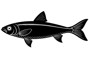 Clean and scalable fish vector illustration perfect for aquatic-themed designs, seafood branding, marine education materials, and creative digital projects. Easily editable and ideal for use in logos,