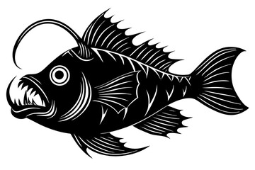 Clean and scalable fish vector illustration perfect for aquatic-themed designs, seafood branding, marine education materials, and creative digital projects. Easily editable and ideal for use in logos,