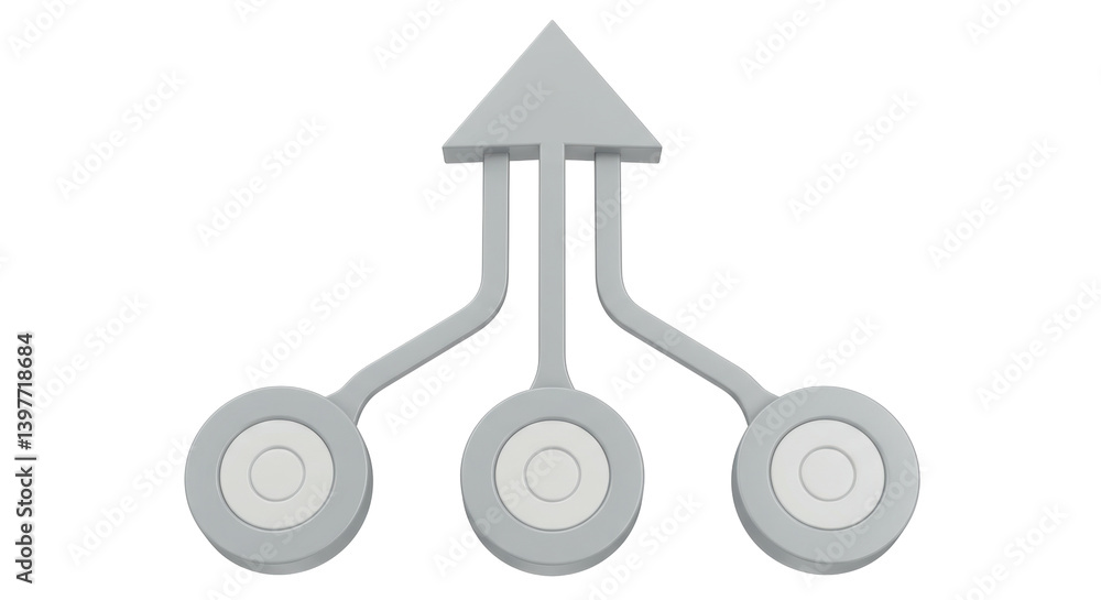 Poster isolated network connection icon