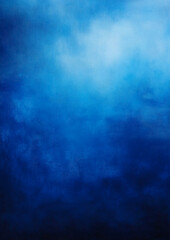 Fototapeta premium Blue studio background with smooth texture and gradient shades from light to dark, creating depth and a serene look, ideal for banners and posters.