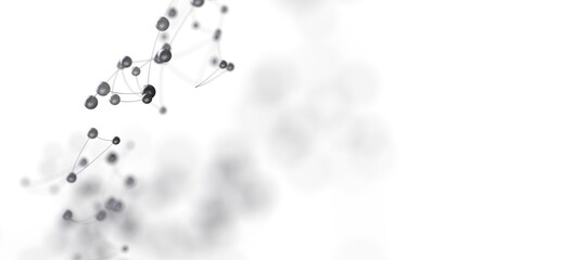 Abstract background image of connected dots and lines, perfect for technology, network, or connection concepts.