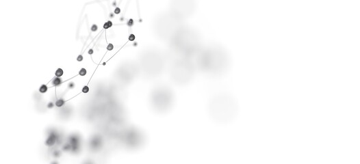 Stock photo of abstract network connection.  Perfect for technology, science, and communication concepts.