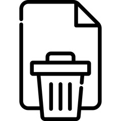 Delete File Icon