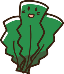 海藻　ゆるかわキャラ