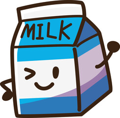 牛乳　ゆるかわキャラ