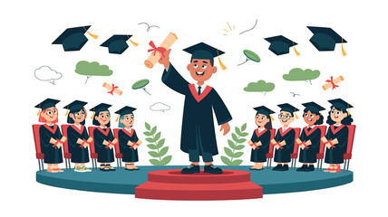 group of people celebrating graduation