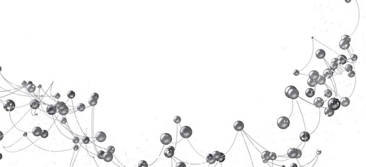 Modern technology, digital network, connection, communication, data, abstract background.