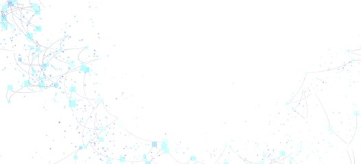 Abstract background with network connections, dots, and lines. Perfect for technology, AI, and digital concepts.