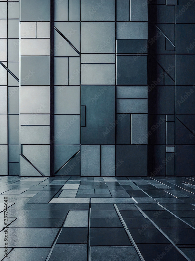 Poster elegant abstract background with minimalist geometric visuals.