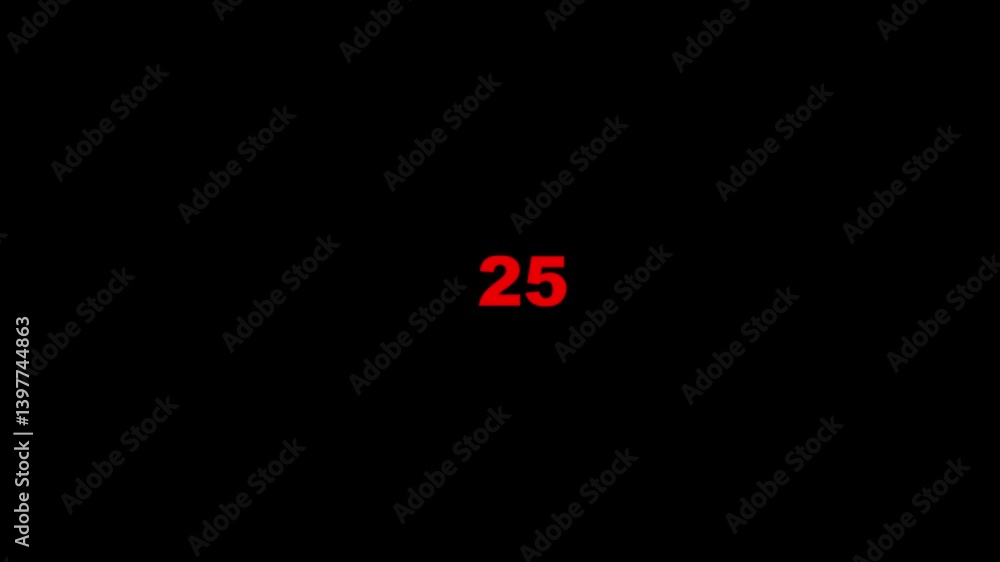 Poster count down from 0 to 50 on ,number counter loading bar animation of neon 0 to 50, 0 to 50 percent re