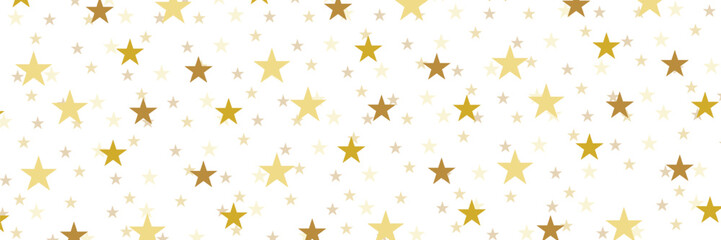 Gold falling down confetti background. Repeated golden dotted glitter pattern. Yellow, orange and golden dots wallpaper. Celebration Christmas, New Year or birthday party repeating backdrop. Vector