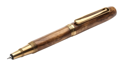 Elegant wooden pen office setting product photography artistic design close-up luxury writing instruments