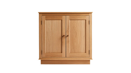 Stylish wooden storage cabinet modern home furniture cozy living room front view functional design