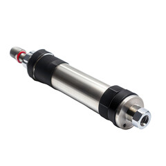 Fototapeta premium Pneumatic Cylinder isolated on white background