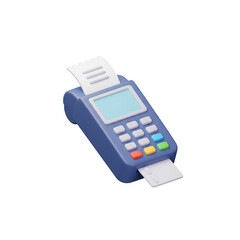 Card Swipe Terminal with Card Icon