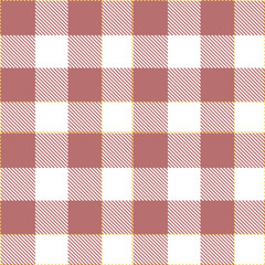 Elegant Classic light mustard & Rustic dusty rose Seamless Tartan Textile Design