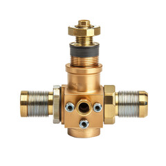 Pneumatic Regulator isolated on white background