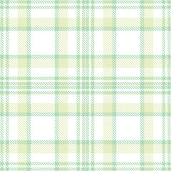 Iridescent light seafoam and Mellow very pale green Seamless Tartan Textile Design