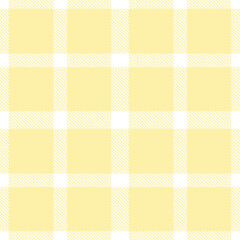 Elegant Smoky white & Mellow light tan Seamless Tartan Textile Design