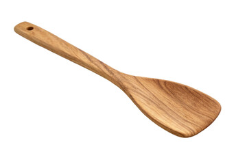 Kitchen wooden spoon isolated on transparent background 
