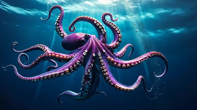 octopus in water