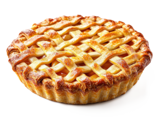 A Apple Pie isolate on pure white background perfect for dicut