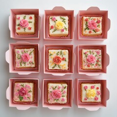 vintage flower bonbons